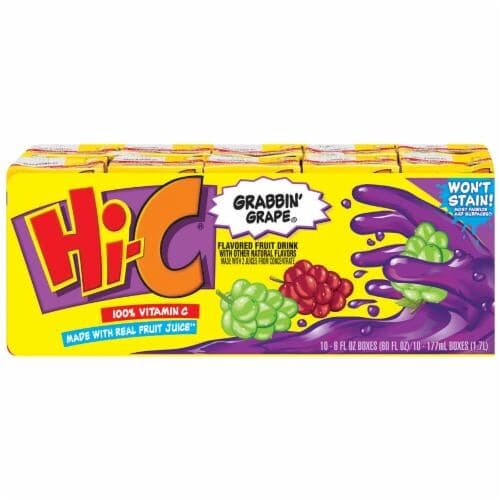 Hi C Fruit Drink, Grabbin' Grape