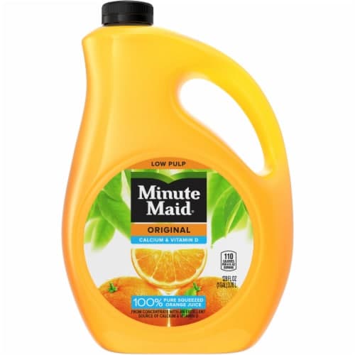 Minute Maid Orange Juice Calcium Jug