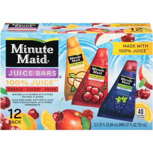 Minute Maid 100% Juice Bars Variety
