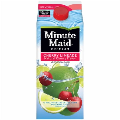 Minute Maid Cherry Limeade Carton