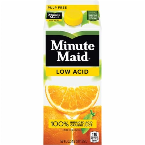 Minute Maid Orange Reduced Acid Juice Carton