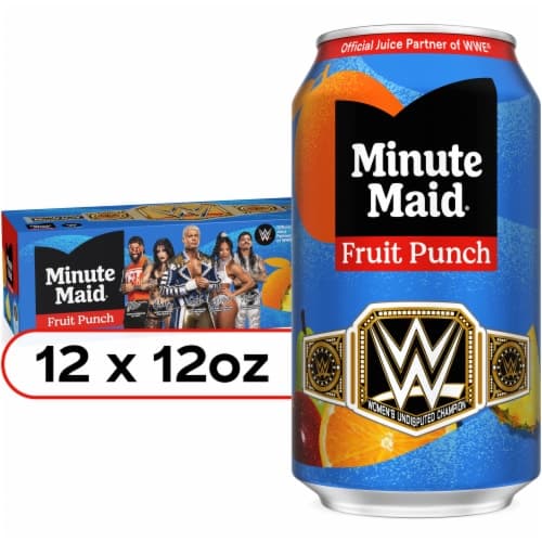 Minute Maid Juice Fruit Punch Fridge Pack Cans