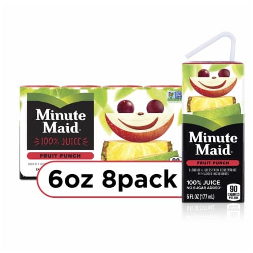 Minute Maid Fruit Punch Juice Cartons