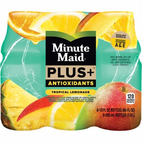 Minute Maid Plus Antioxidants Tropical Lemonade Fruit Juice Drink