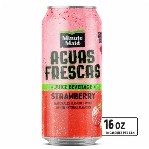 Minute Maid Aguas Frescas Juice Beverage Strawberry
