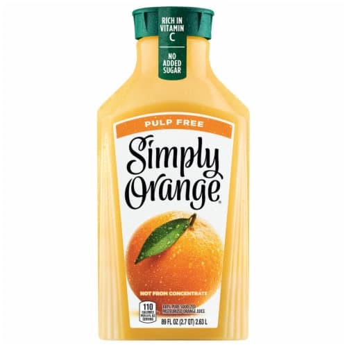 Simply Orange Pulp Free Juice
