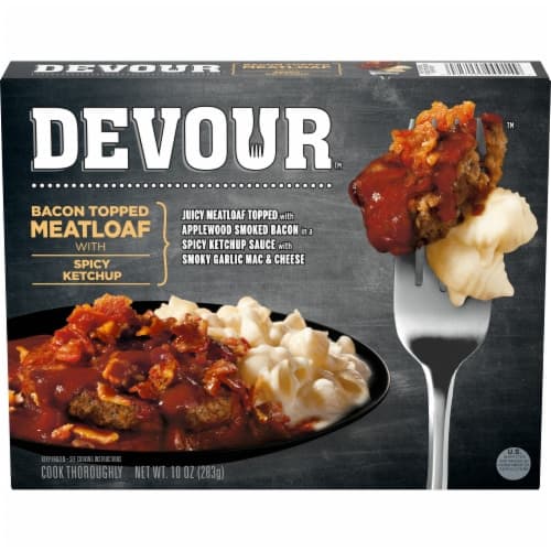 Devour Bacon Topped Meatloaf With Spicy Ketchup
