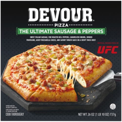 Devour Pizza, The Ultimate Sausage & Peppers