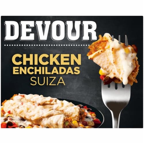 Devour Chicken Enchiladas Suiza With Zesty Sour Cream Sauce  Meal