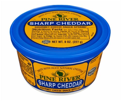Pine River Sharp Cheddar Gourmet Cheese Snack Spread