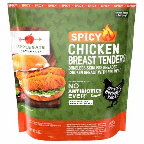 Applegate Naturals Spicy Breaded Chicken Breast Tenders