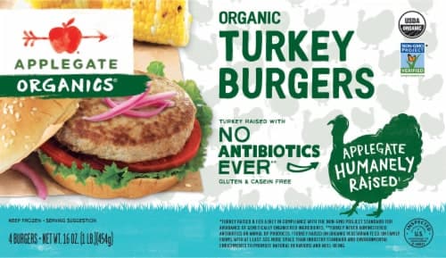 Applegate Organic Turkey Burgers