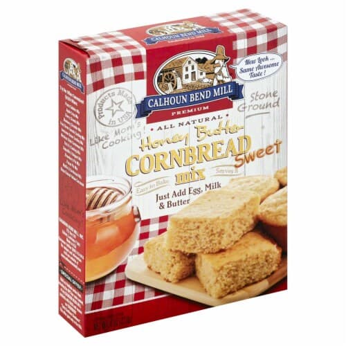 Calhoun Bend Cornbread Mix, Honey Butter
