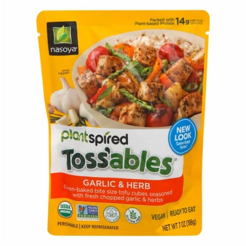 Nasoya Tossables Garlic And Herb Tofu Cubes