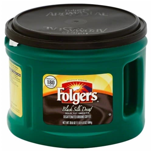 Folgers Black Silk Decaf Decaffeinated Ground Coffee
