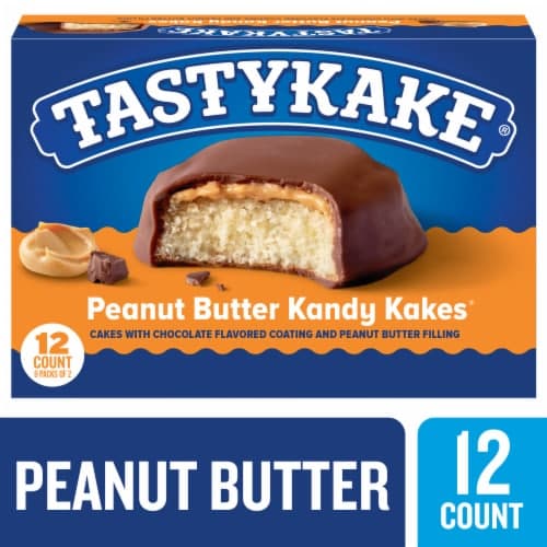 Tastykake Peanut Butter Kandy Kakes Chocolate & Peanut Butter Snack Cakes