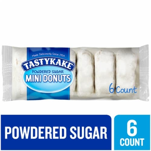 Tastykake Powdered Sugar Mini Donuts