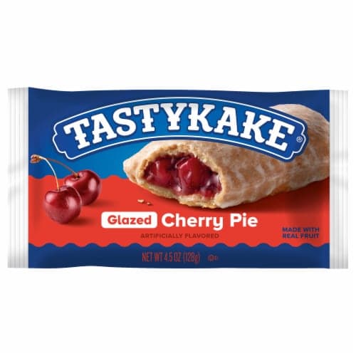 Tastykake Glazed Cherry Snack Fruit Pie