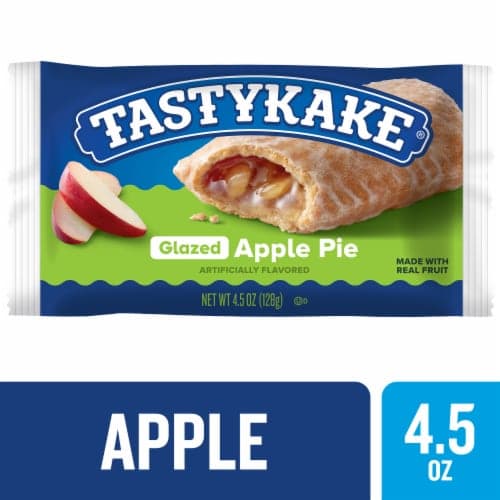 Tastykake Glazed Apple Snack Fruit Pie