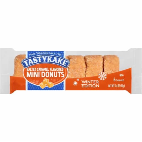 Tastykake Donuts, Mini, Salted Caramel Flavored