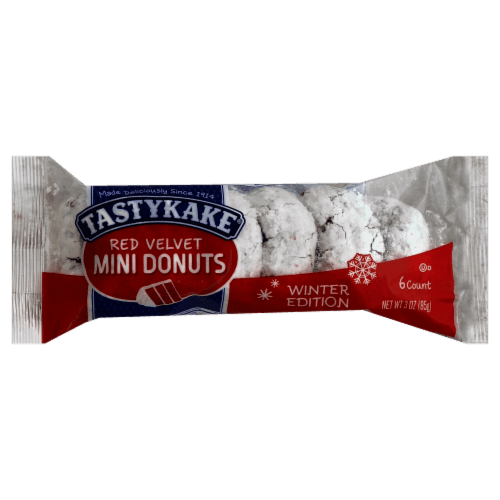 Tastykake Donuts, Mini, Red Velvet