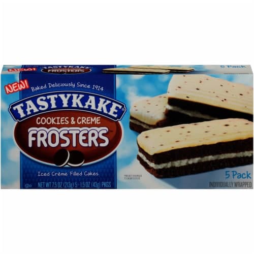 Tastykake Frosters Iced Creme Filled Cakes, Cookies & Creme