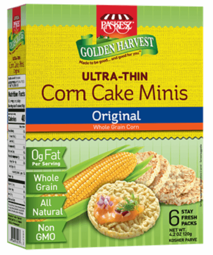 Paskesz Original Ultra-Thin Corn Cake Minis
