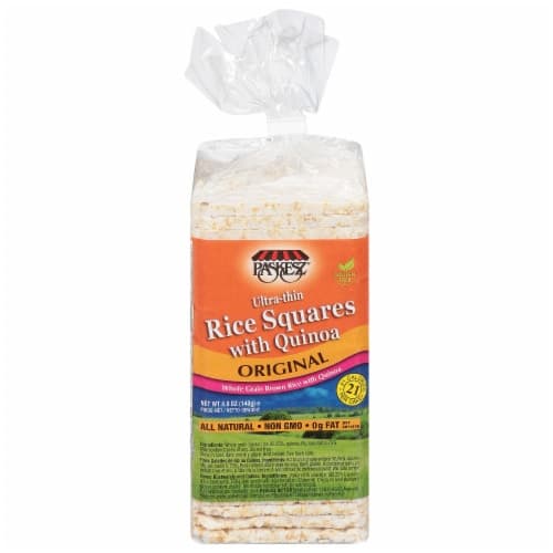 Paskesz Original Ultra Thin Rice Squares With Quinoa