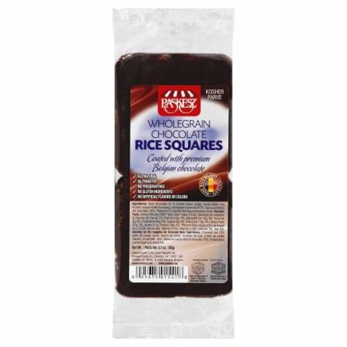 Paskesz Wholegrain Chocolate Rice Squares