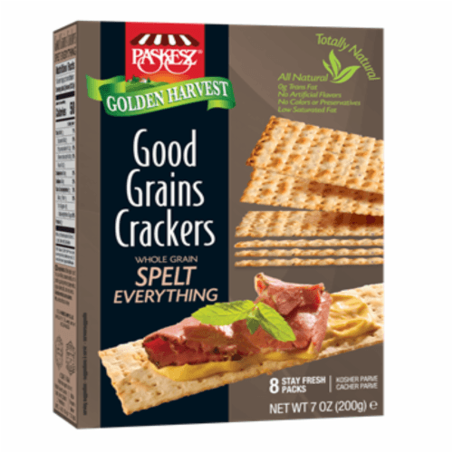 Paskesz Spelt Everything Good Grain Crackers