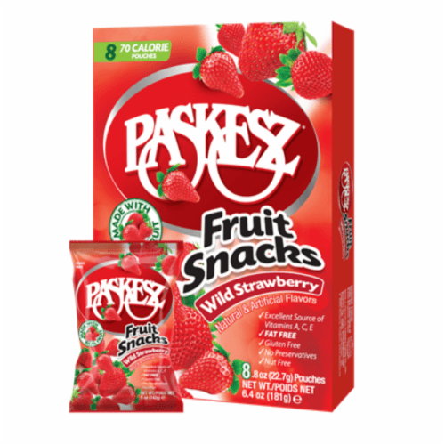Paskesz Strawberry Fruit Snacks