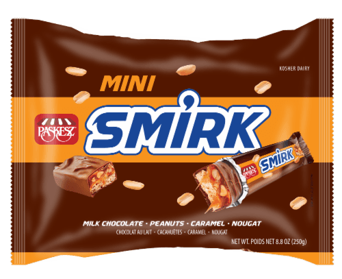 Paskesz Mini Smirk Milk Chocolate Candy Bars