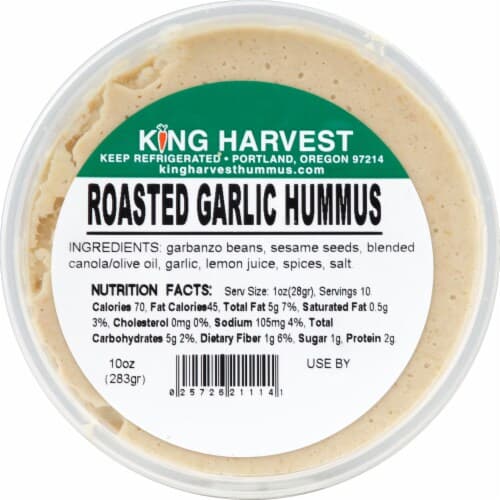 King Harvest Roasted Garlic Hummus