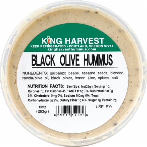 King Harvest Black Olive Hummus