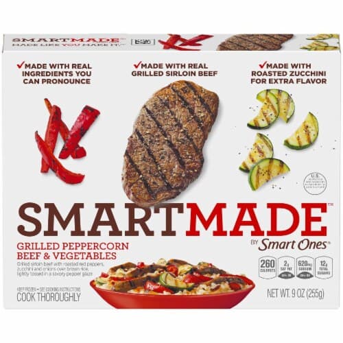 Smartmade Smart Ones Grilled Peppercorn Beef & Vegetables