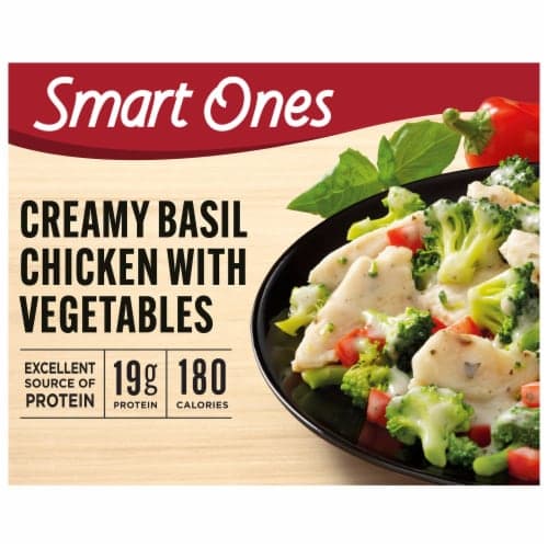 Smart Ones Creamy Basil Chicken With Broccoli  Meal