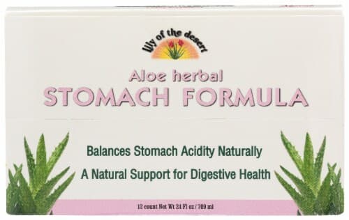 Lily Of The Desert Aloe Fresh Mint Herbal Stomach Formula Shots
