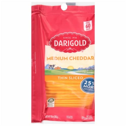 Darigold Medium Yellow Cheddar Sliced Cheese
