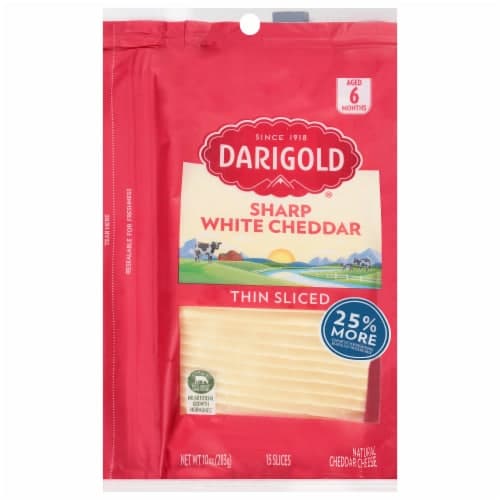 Darigold Sharp Yellow Cheddar Sliced Cheese