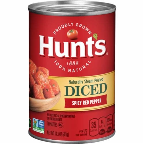 Hunt'S Diced Spicy Red Pepper Tomatoes