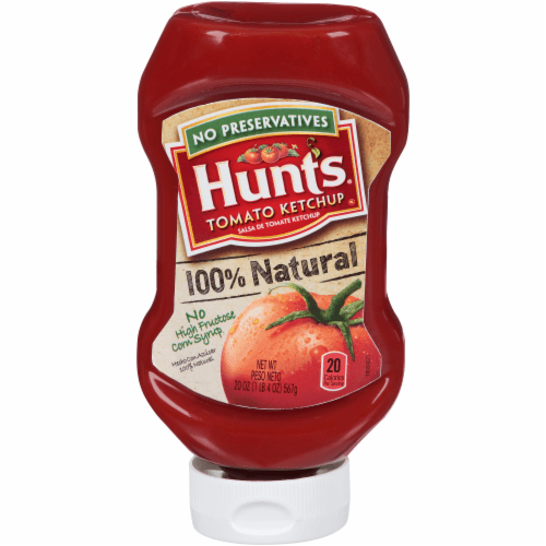 Hunt'S 100% Natural Tomato Ketchup. Squeeze