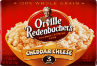 Orville Redenbachers Popping Corn, Gourmet, Microwave, Cheddar Cheese
