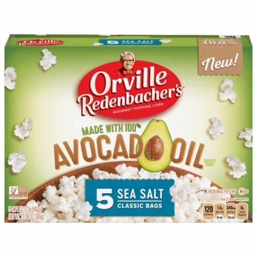 Orville Redenbacher'S Popping Corn, Gourmet, Sea Salt, Classic Bags