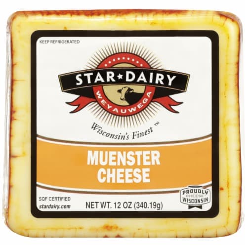 Weyauwega Star Dairy Muenster Block Cheese