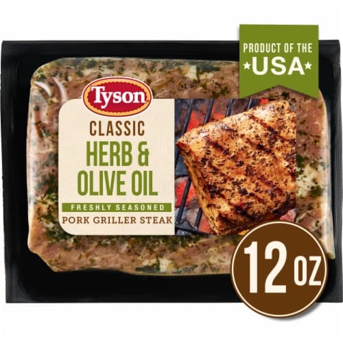 Tyson Classic Herb & Olive Oil Pork Griller Steak