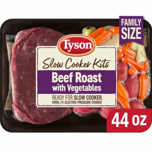Tyson Beef Roast With Vegetables Slow Cooker Kits