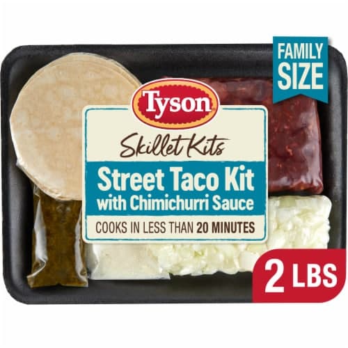 Tyson Skillet Kits: Street Tacos With Chimichurri Sauce