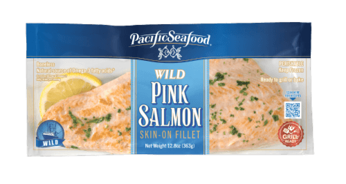 Pink Salmon Wild Fillet Skin On