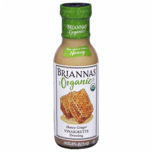 Briannas Organic Honey Ginger Vinaigrette Dressing