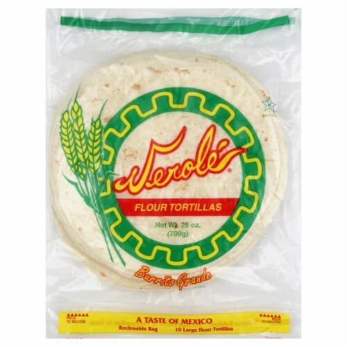 Verole Tortillas, Flour, Burrito Grande